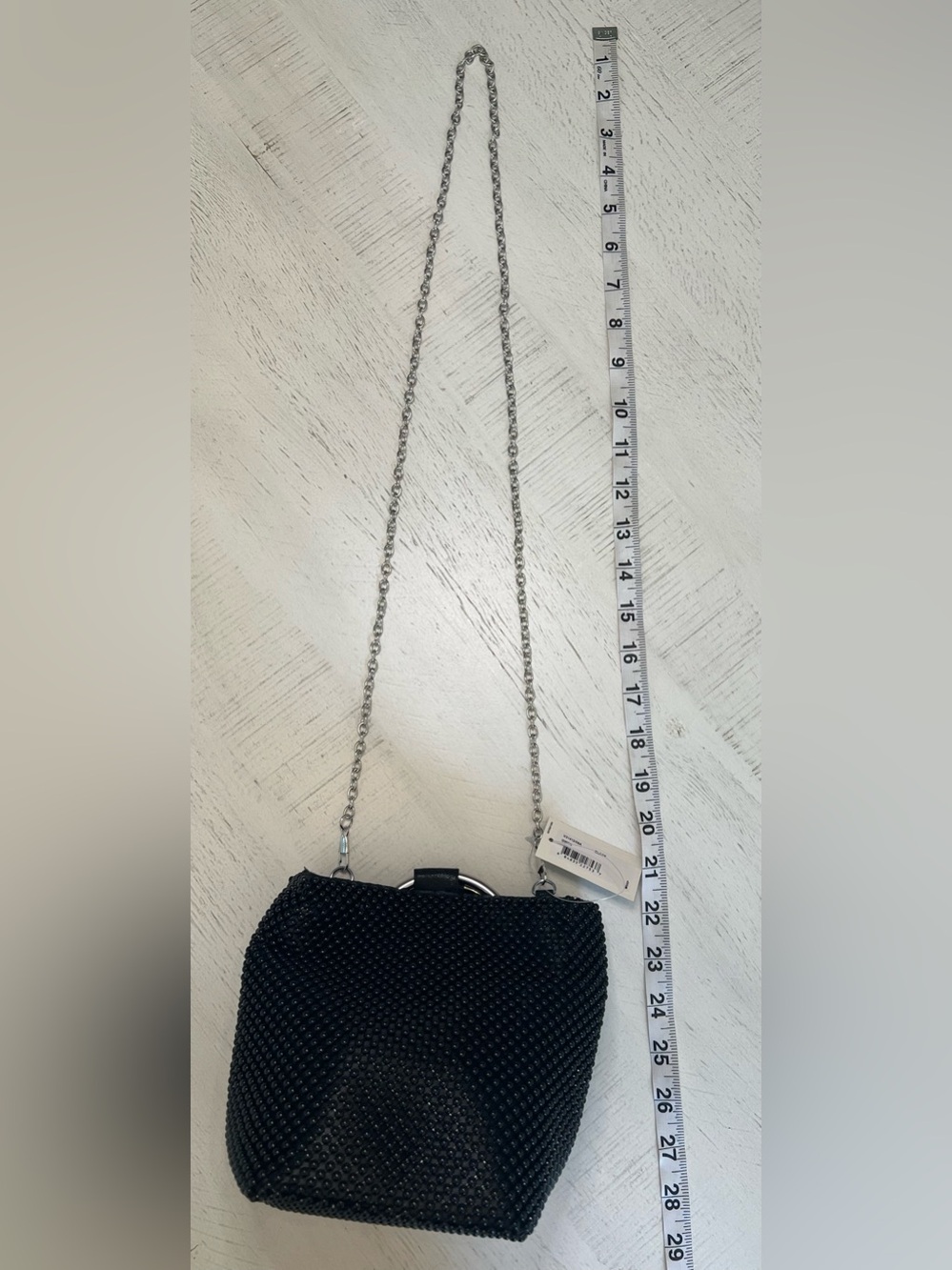 NWT Jessica McClintock Gwen Beaded Crossbody Bag - Picture 3 of 4